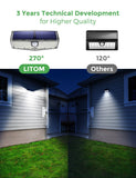 Solar Light Outdoor with Premium 200 LEDs and 270¡ã Wide Angle Solar Motion Sensor Lights Sensitive PIR Technology IP67 Waterproof Solar Wall Lights Ideal for Front Door Garden Garage Driveway and Pathway