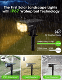 LITOM C-M190Y Solar Spotlights(Warm White)