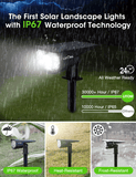 LITOM C-M191 Solar Spotlights(Cold White)