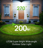 LITOM C-S179 Solar Lights Outdoor(30 LED)