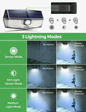 LITOM  B-M207 Solar Lights Outdoor(120 LED)